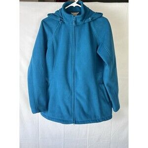 Duluth Trading Co. Womens Medium Teal Hooded Jacket